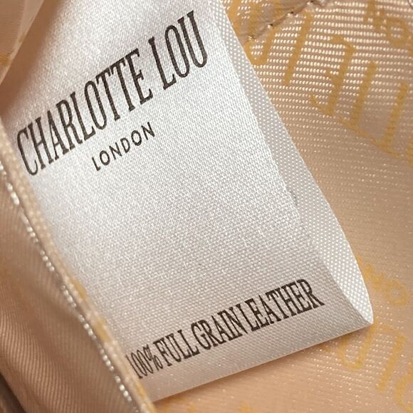 Charlotte Lou London Full Grain Leather Zip‎ Around Rectangle Wallet - Picture 8 of 10